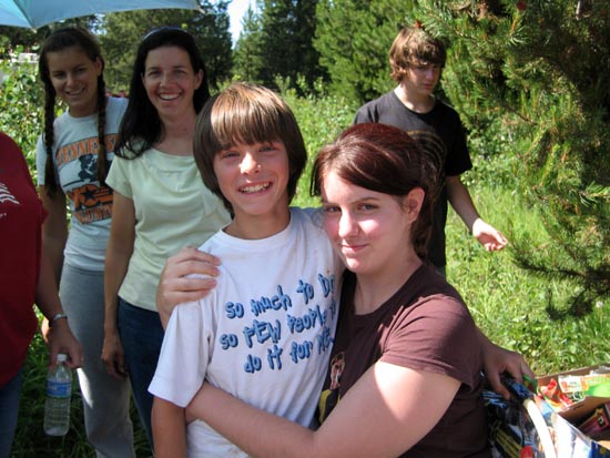 2006 family reunion in Yellowstone National Park